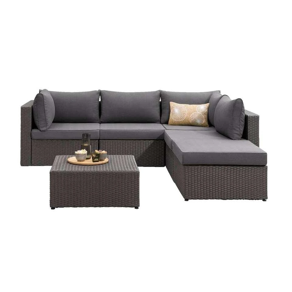 Le Sud Modulaire Loungeset Dordogne - Grijs - 6-delig 4 Le Sud Modulaire Loungeset Dordogne - Grijs - 6-delig - Afbeelding 4