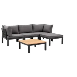 Le Sud Modulaire Loungeset Ardeche V1 - Grijs - 5-delig -VIDAXL Banken Verkoop 90103004 3010