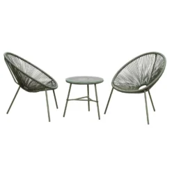 Balkonset Formentera 3-delig - Olijfgroen