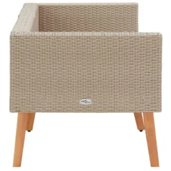VidaXL Tuinbank 2-zits Met Kussens Poly Rattan Beige 7 VidaXL Tuinbank 2-zits Met Kussens Poly Rattan Beige -VIDAXL Banken Verkoop 9b0701e40ac045d1b1f0e55b6c0e7598