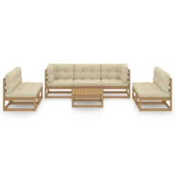 VidaXL 8-delige Loungeset Met Kussens Massief Grenenhout -VIDAXL Banken Verkoop ad018810ea4844ad9ecf49e660ba8f09