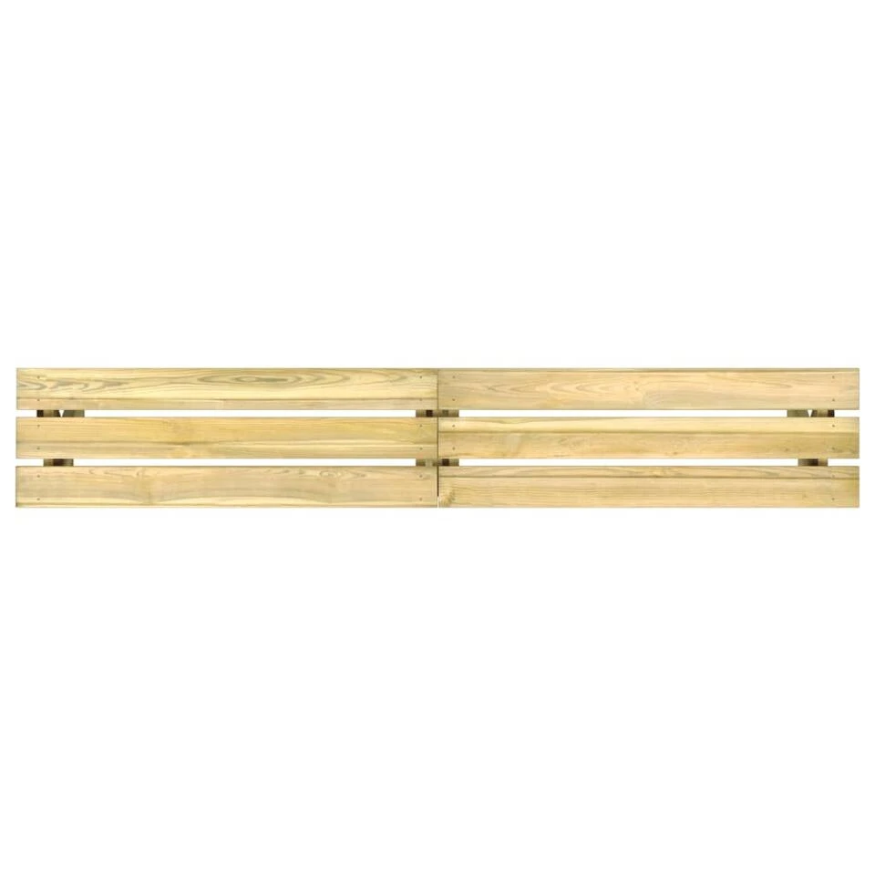VidaXL Tuinbank 220 Cm Geïmpregneerd Grenenhout 4 VidaXL Tuinbank 220 Cm Geïmpregneerd Grenenhout - Afbeelding 4