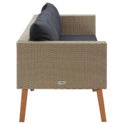 VidaXL Tuinbank 3-zits Met Kussens Poly Rattan Beige 6 VidaXL Tuinbank 3-zits Met Kussens Poly Rattan Beige -VIDAXL Banken Verkoop bc275b38ab304cd69441a591319b2da8
