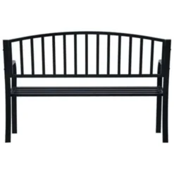 VidaXL Banken 125 Cm Staal Zwart -VIDAXL Banken Verkoop ff220b383806412b984c1325e9a663e2